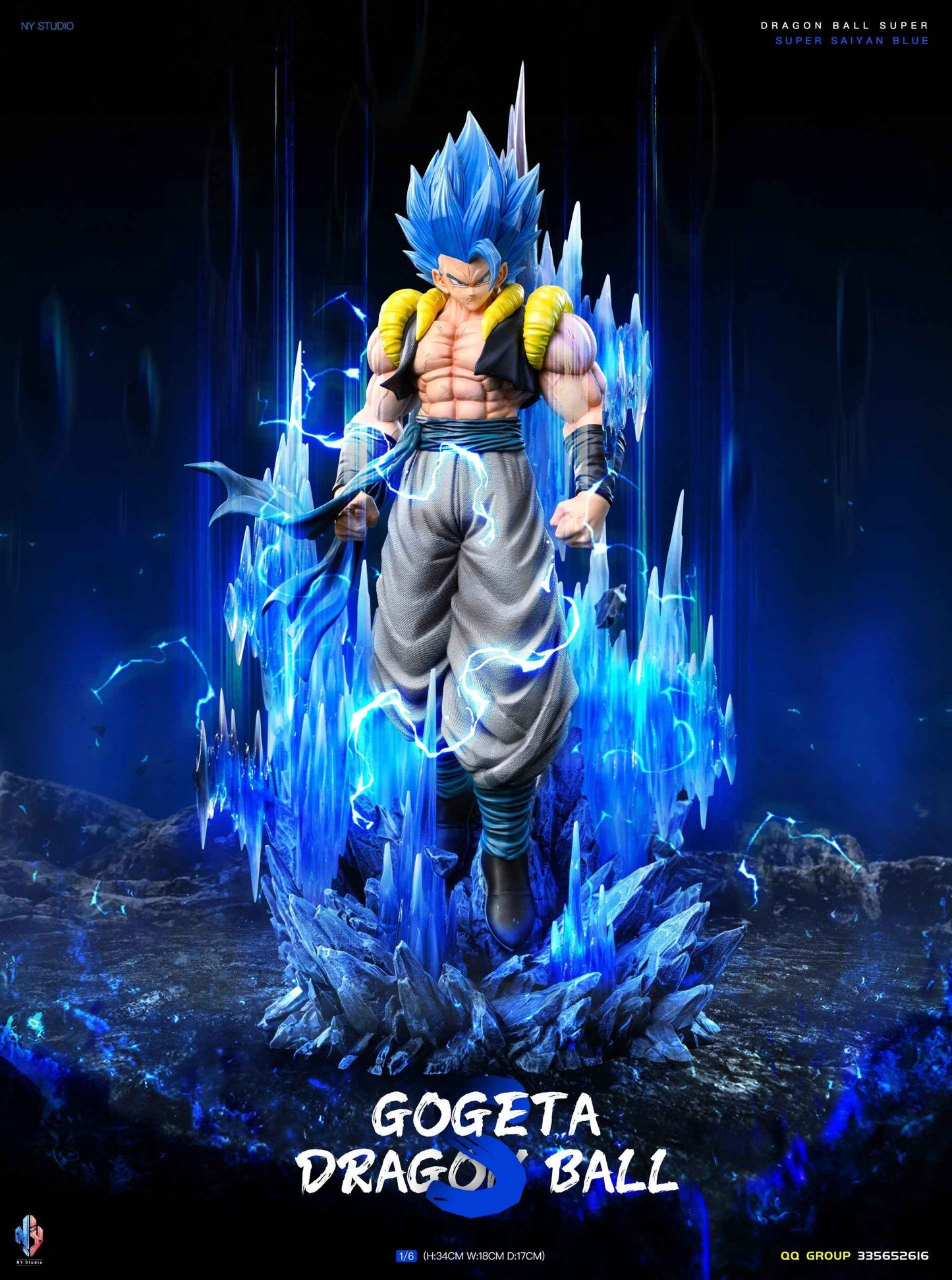 Dragon Ball ~ NY Studio ~ Gogeta ~ Resin Statue - Santoryu Resins Collectors