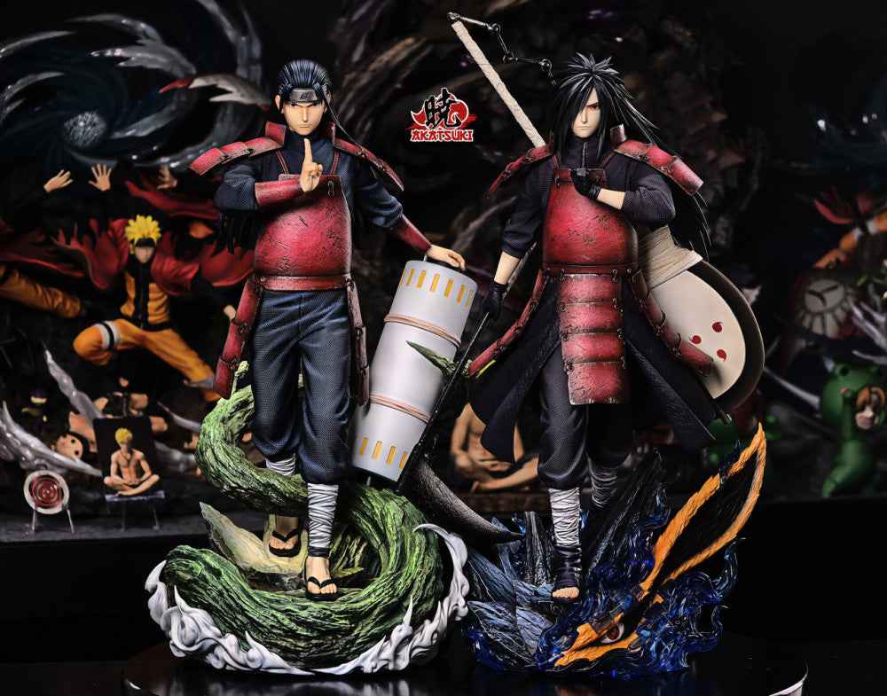 Naruto Akatsuki Studio Hashirama Senju & Madara Uchiha Resin Statue