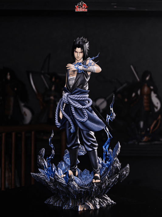 Naruto Akatsuki Studio Uchiha Sasuke Resin Statue