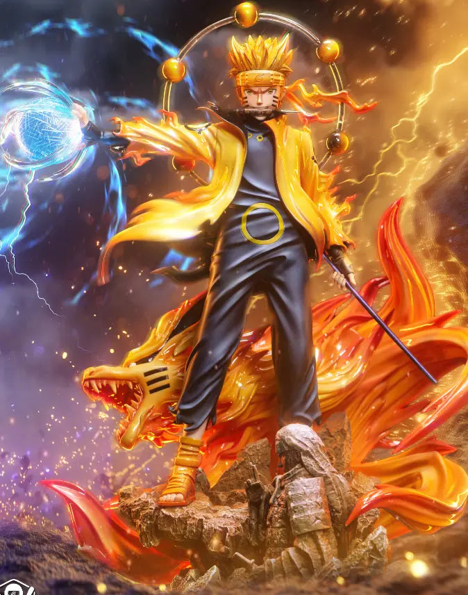 Naruto Atelier de Konoha Studio Uzumaki Naruto & Uchiha Sasuke Resin Statue