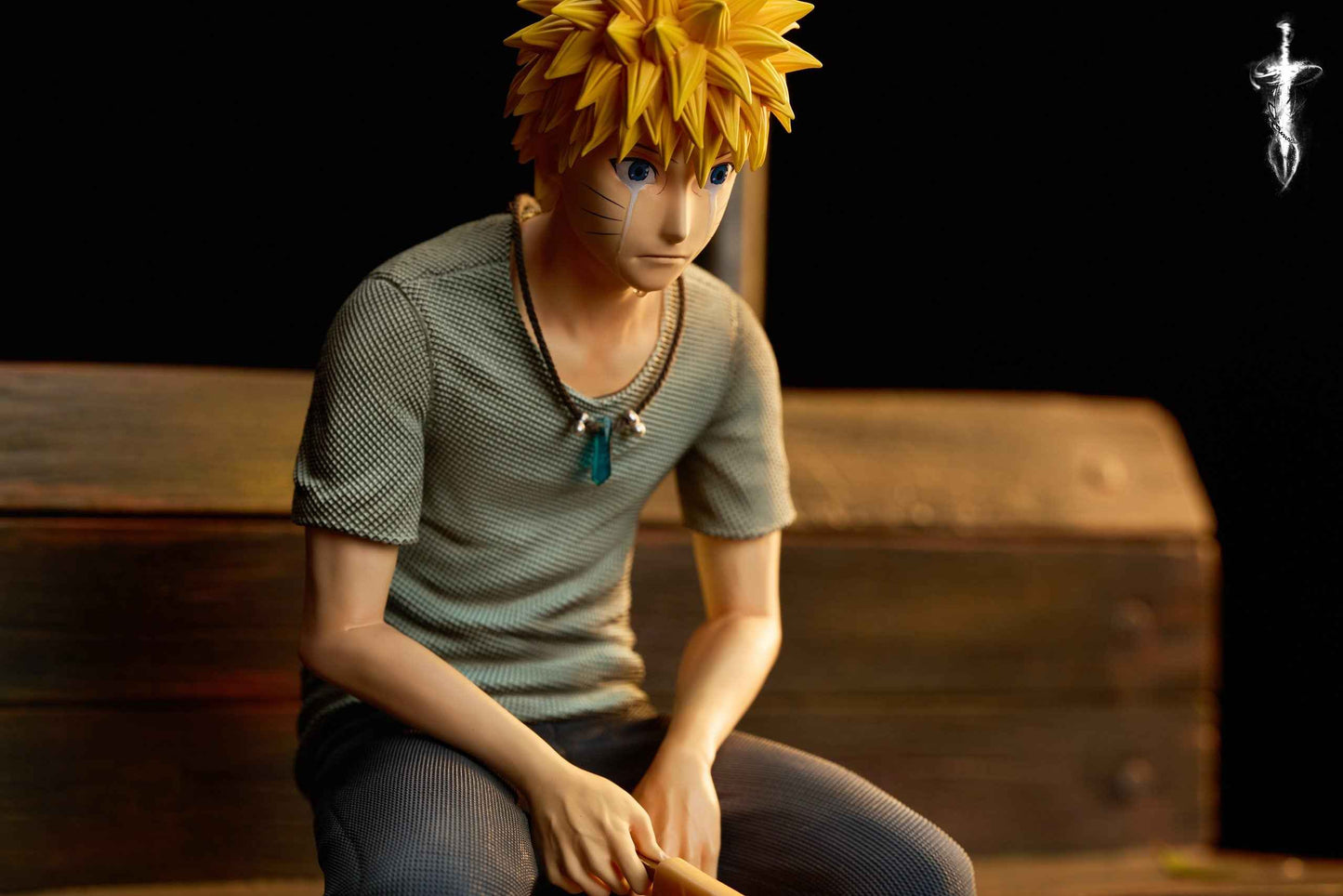Naruto Damocles Studio Naruto Crying Uzumaki Naruto Resin Statue
