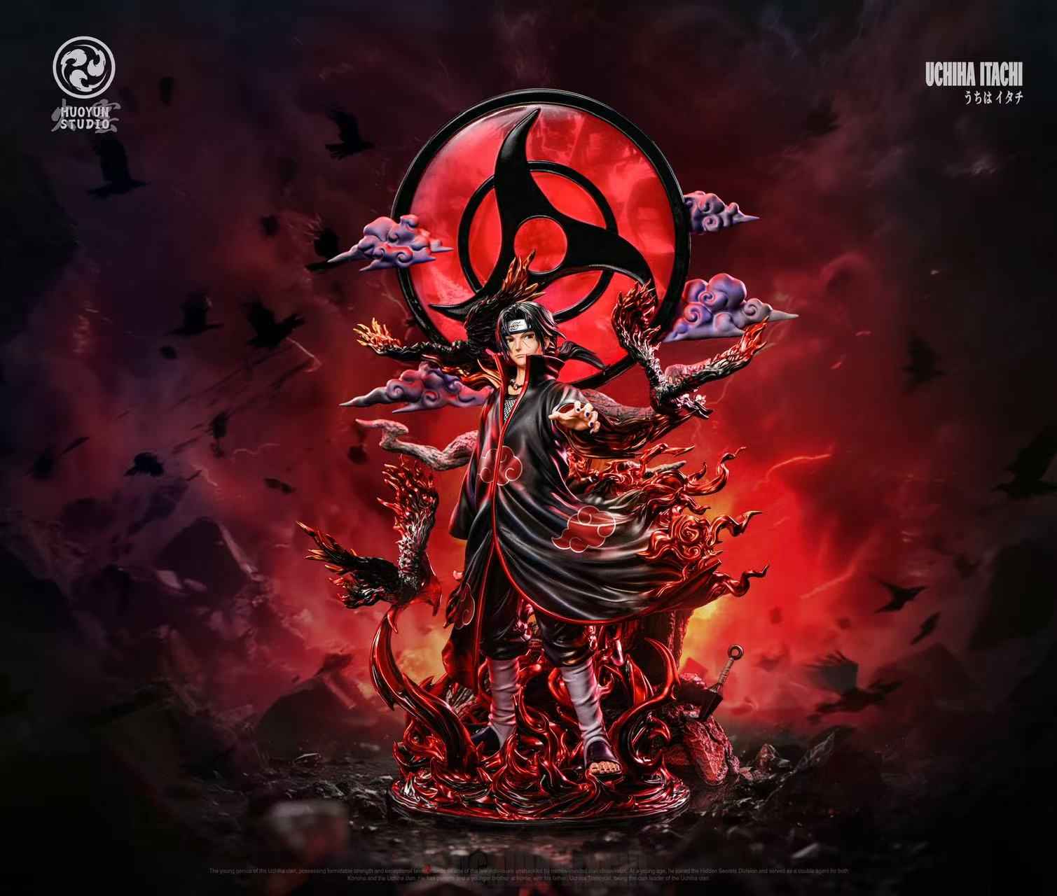 Naruto Huo Yun Studio Uchiha Itachi Kaleidoscope Illusion 1/6 Resin Statue