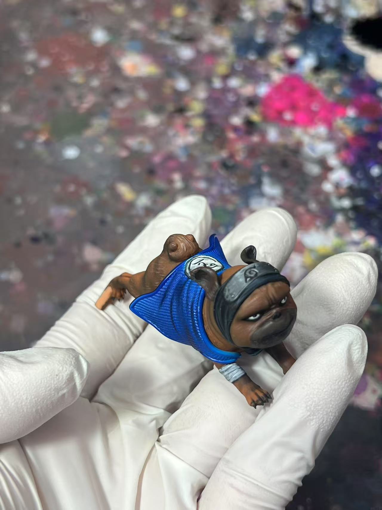 Naruto Loiter Studio Momochi Zabuza vs Hatake Kakashi Resin Statue