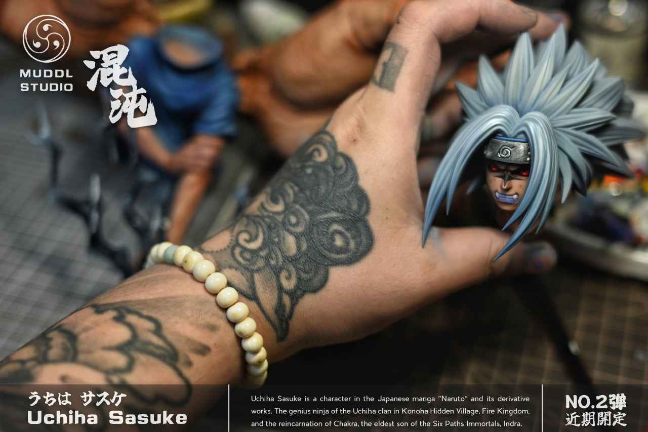 Naruto MUDDL Studio Uchiha Sasuke Resin Statue