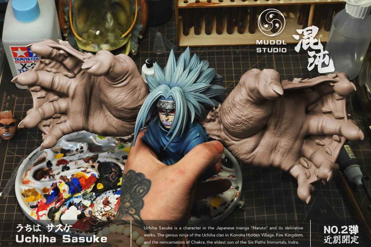 Naruto MUDDL Studio Uchiha Sasuke Resin Statue
