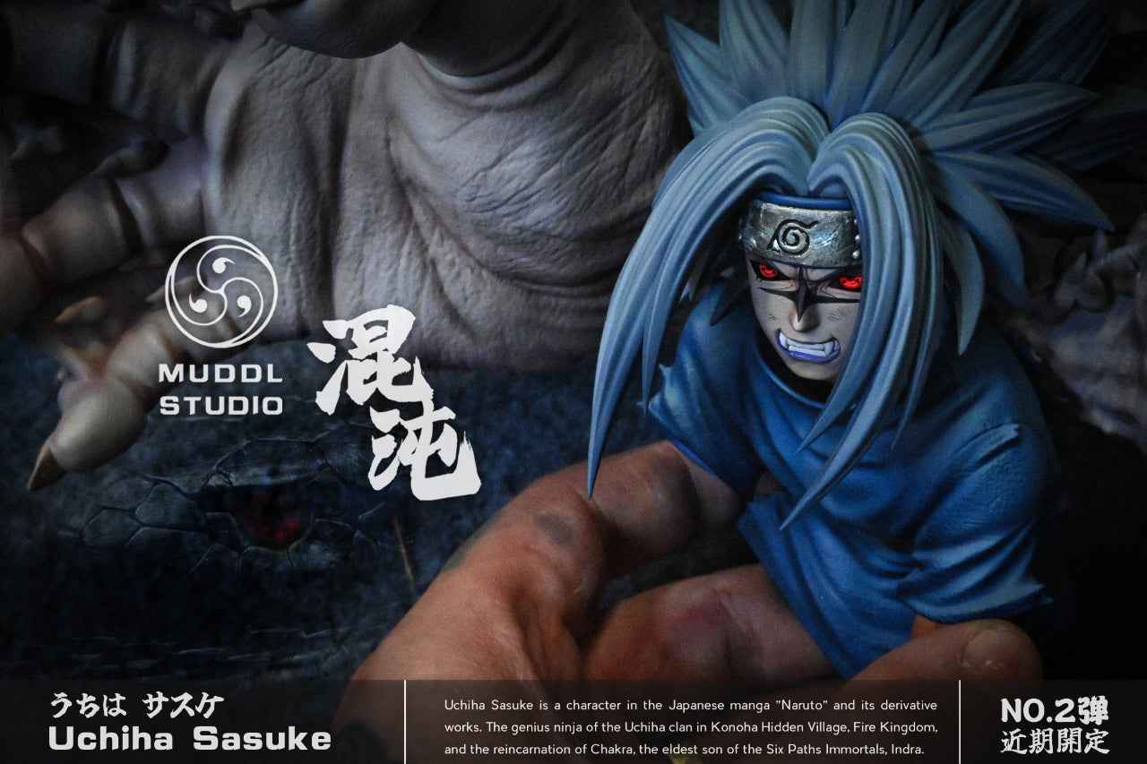 Naruto MUDDL Studio Uchiha Sasuke Resin Statue