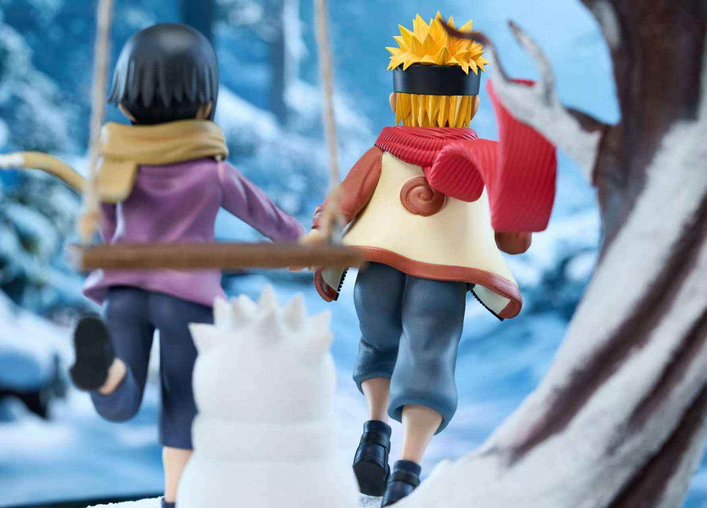 Naruto Meng Tong Studio Childhood Naruto & Hinata Resin Statue - Santoryu Resins Collectors