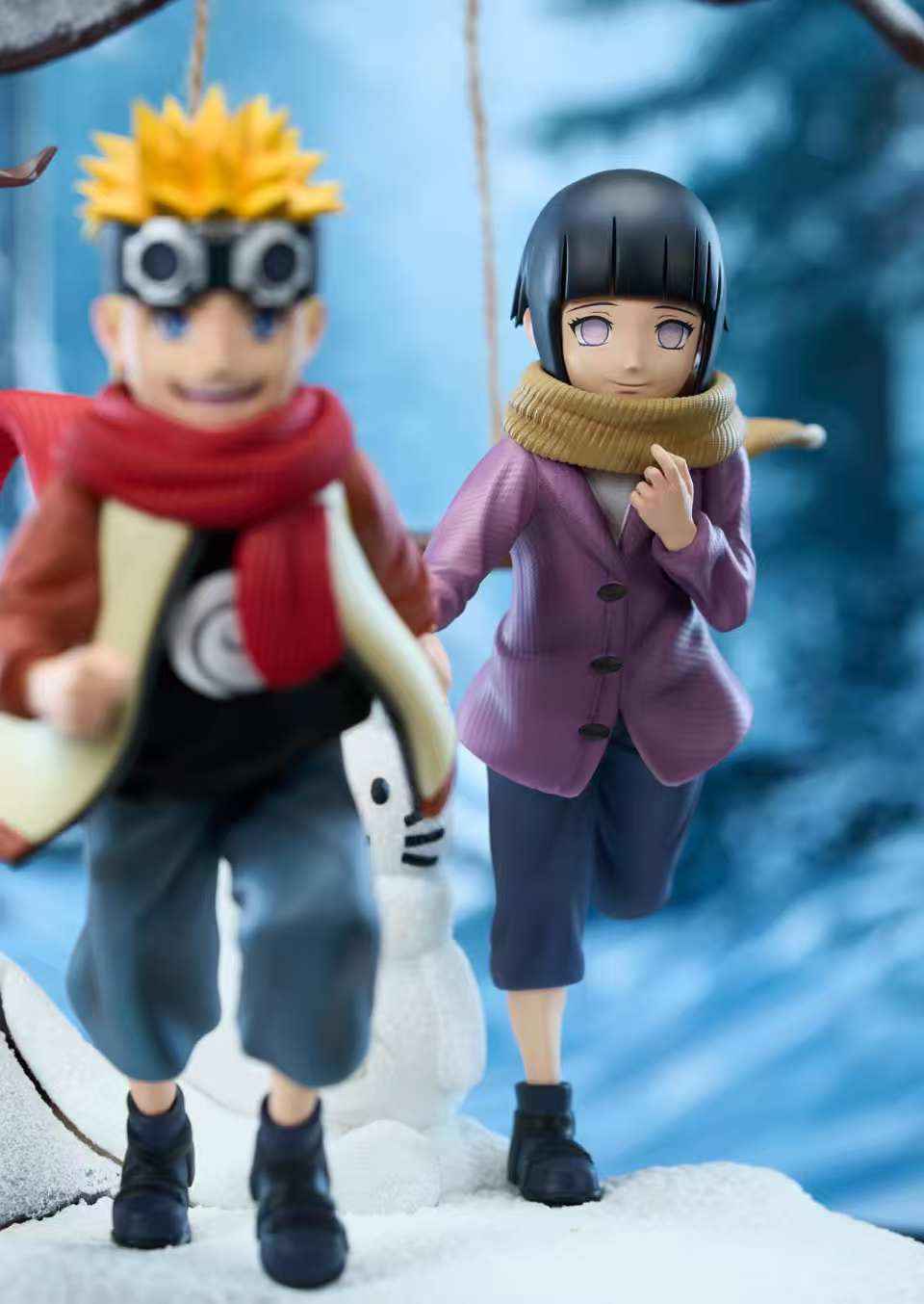 Naruto Meng Tong Studio Childhood Naruto & Hinata Resin Statue