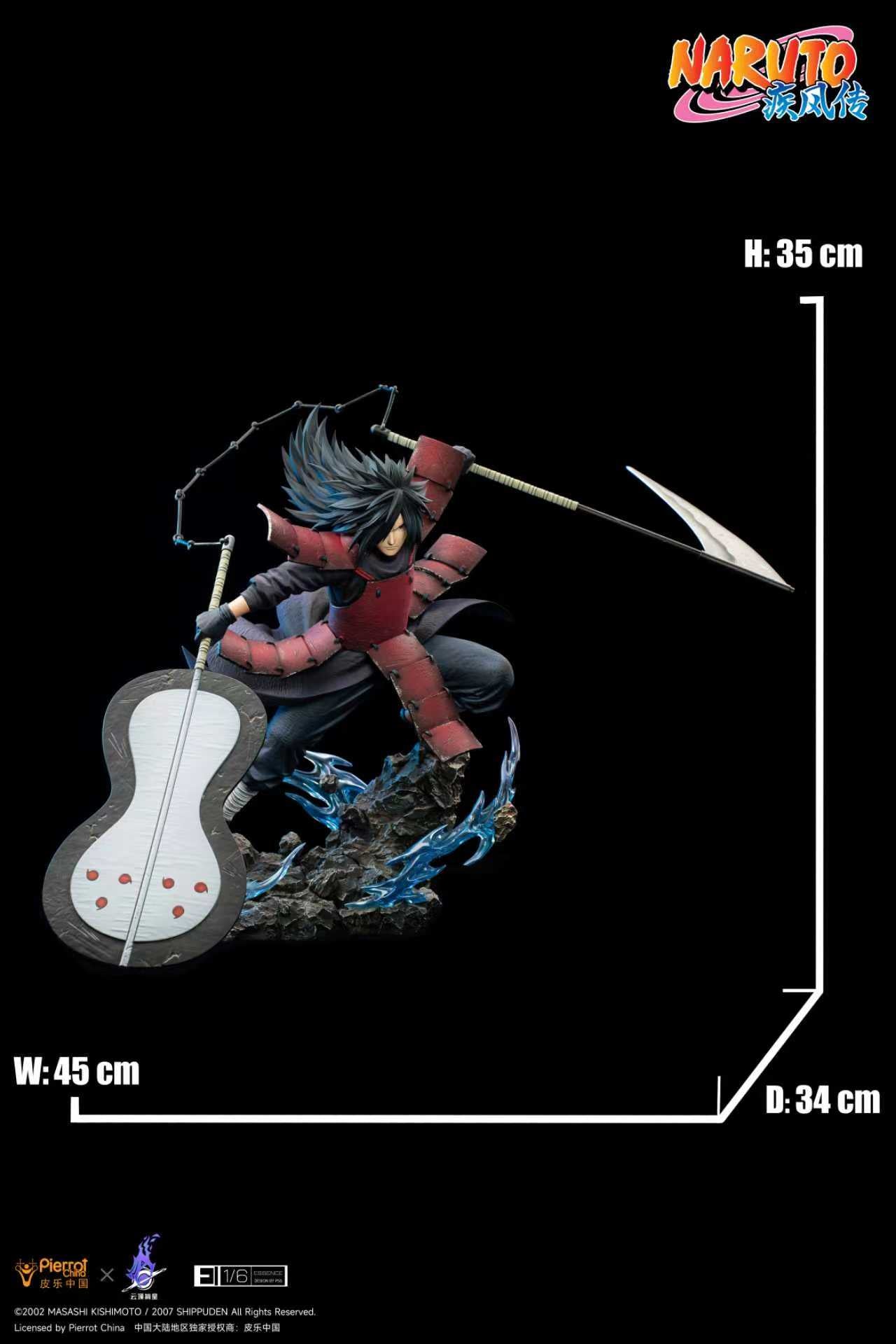 Naruto Pickstar Studio Senju Hashirama & Uchiha Madara Licensed Resin Statue