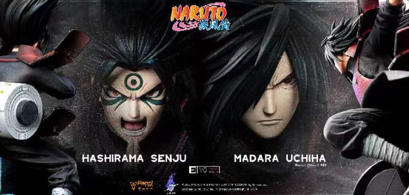 Naruto Pickstar Studio Senju Hashirama & Uchiha Madara Licensed Resin Statue