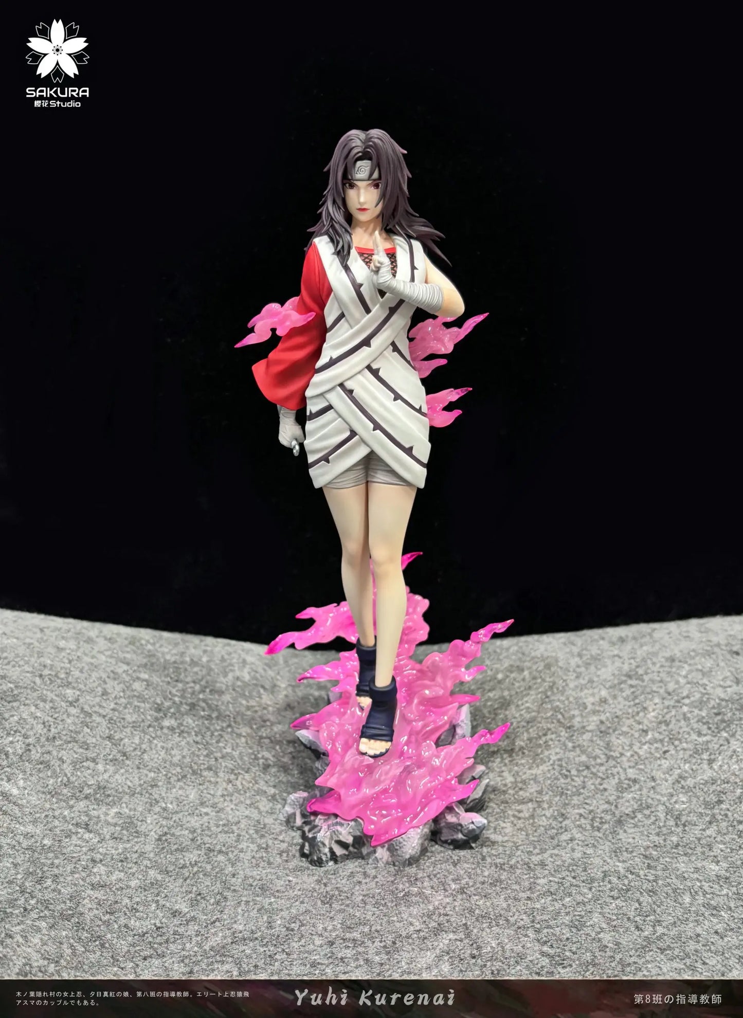 Naruto Sakura Studio Asuma Sarutobi & Kurenai Yuhi Resin Statue