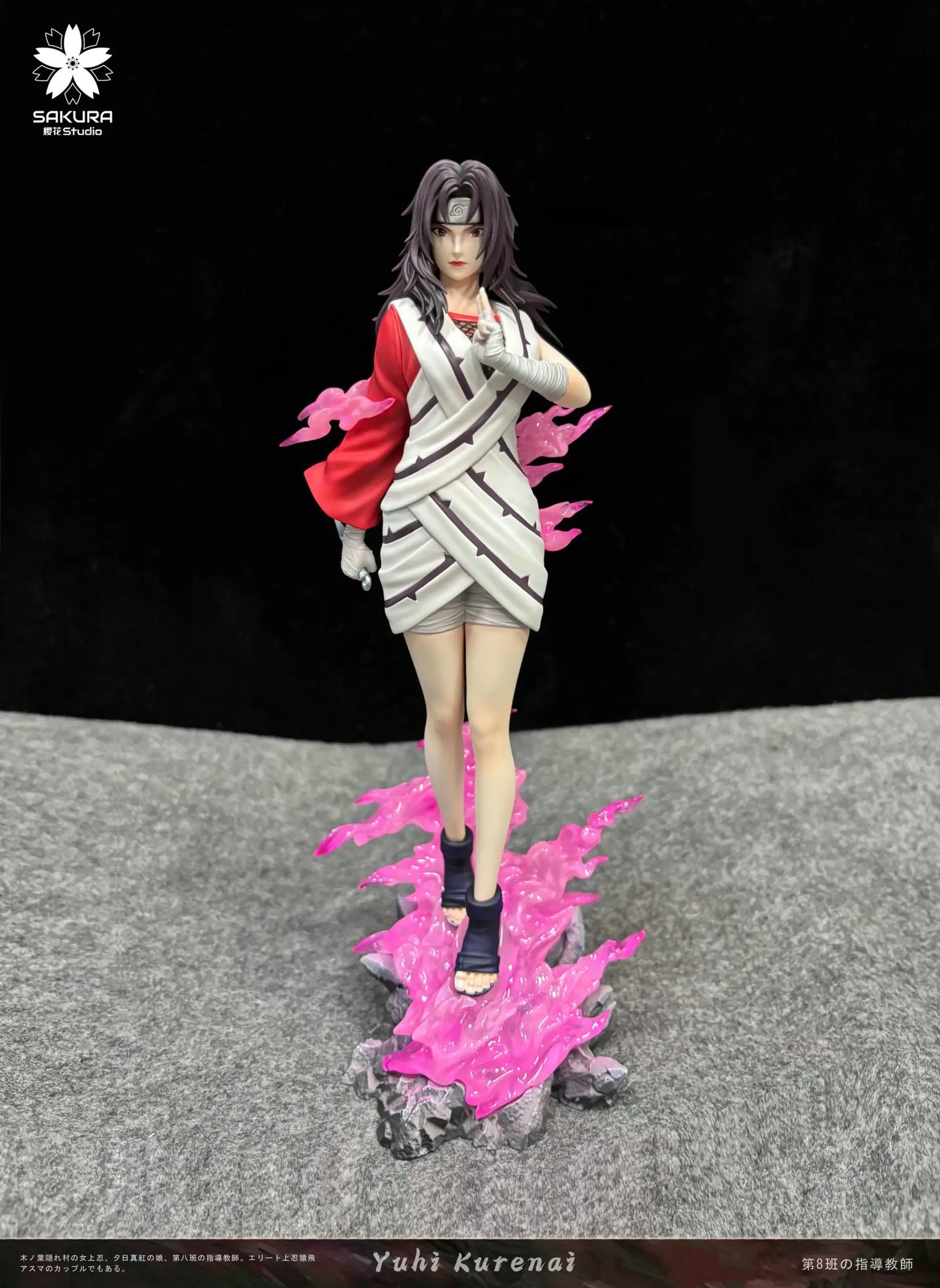 Naruto Sakura Studio Asuma Sarutobi & Kurenai Yuhi Resin Statue
