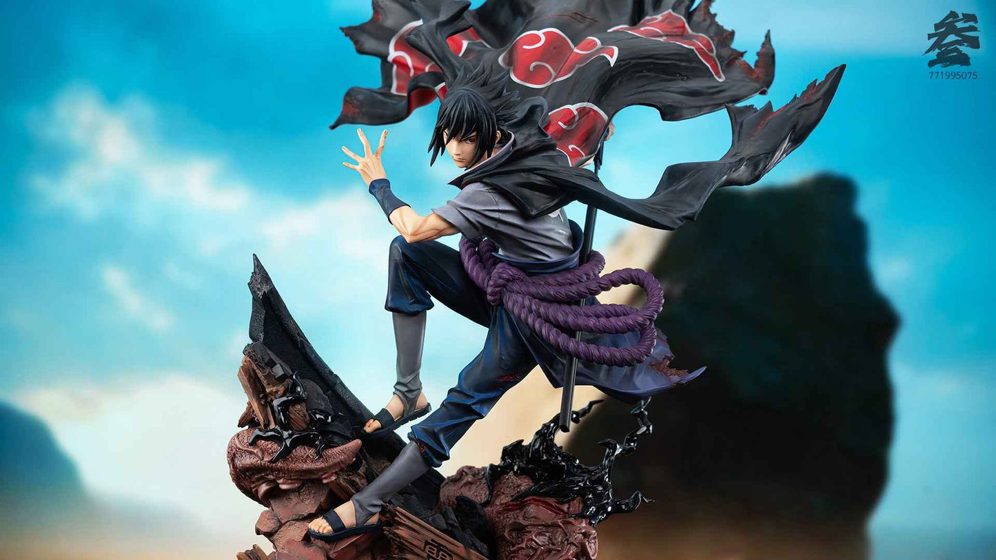 Naruto San San Studio Taka Uchiha Sasuke Resin Statue