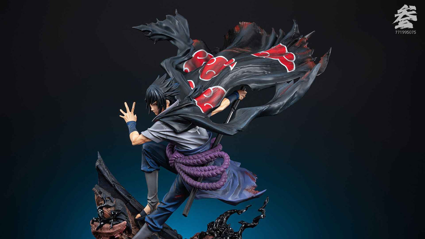 Naruto San San Studio Taka Uchiha Sasuke Resin Statue