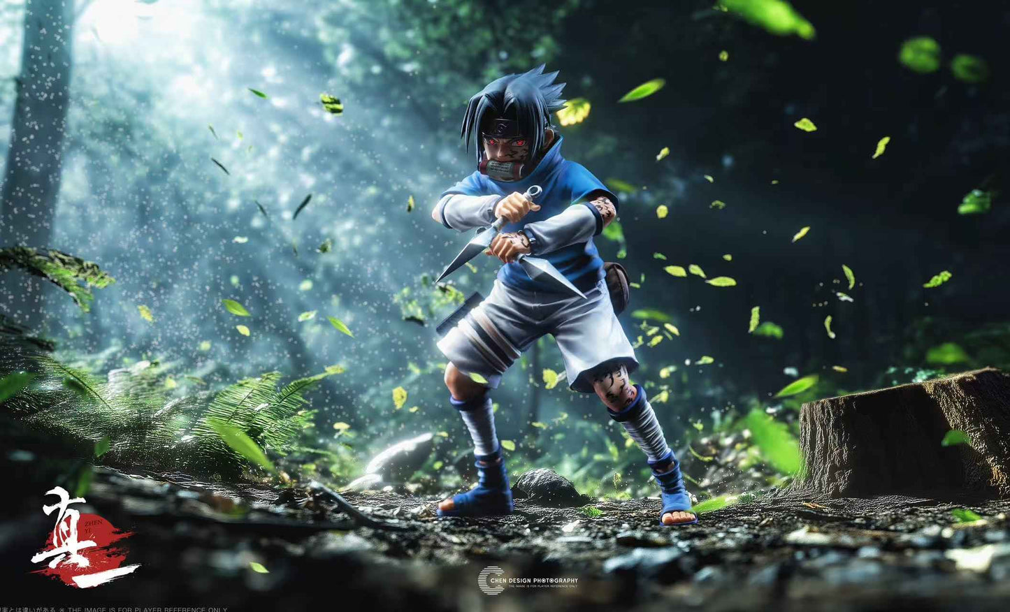 Naruto Shippuden ~ Zhen Yi Studio ~ Uchiha Sasuke Kid ~ Resin Statue - Santoryu Resins Collectors
