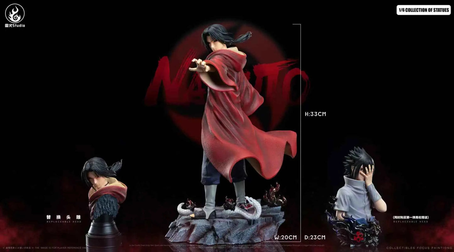 Naruto Yuan Huo Studio Uchiha Itachi Resin Statue
