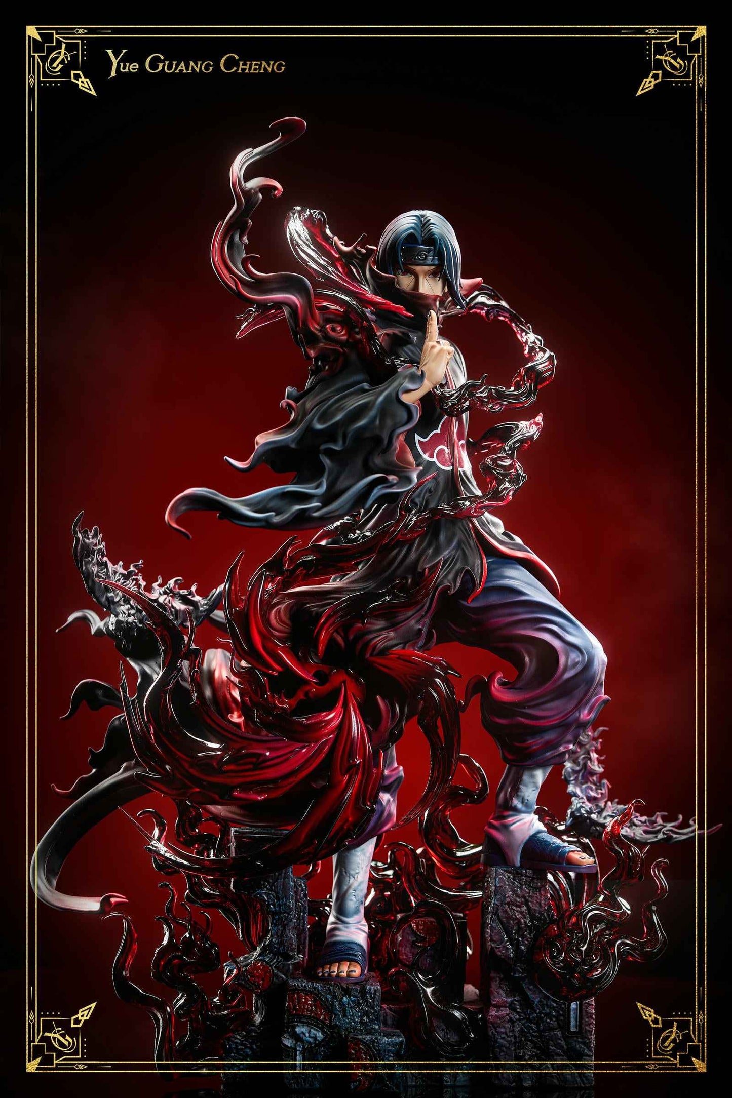 Naruto Yue Guang Cheng Studio Uchiha Itachi Resin Statue