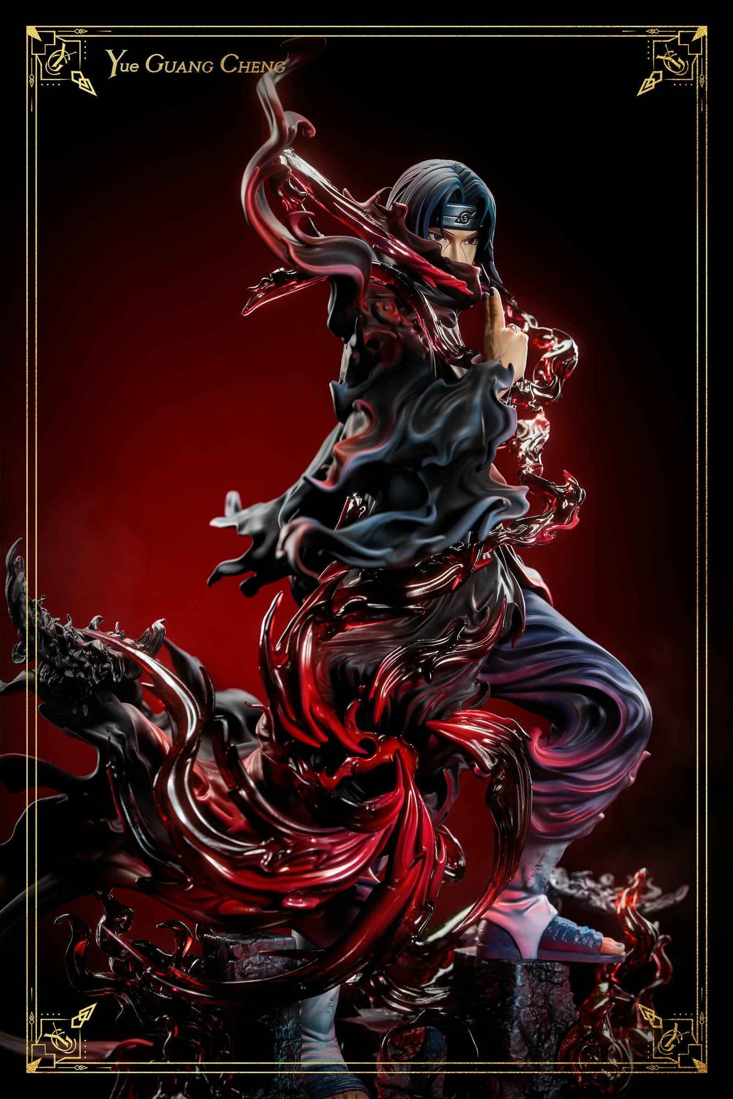 Naruto Yue Guang Cheng Studio Uchiha Itachi Resin Statue