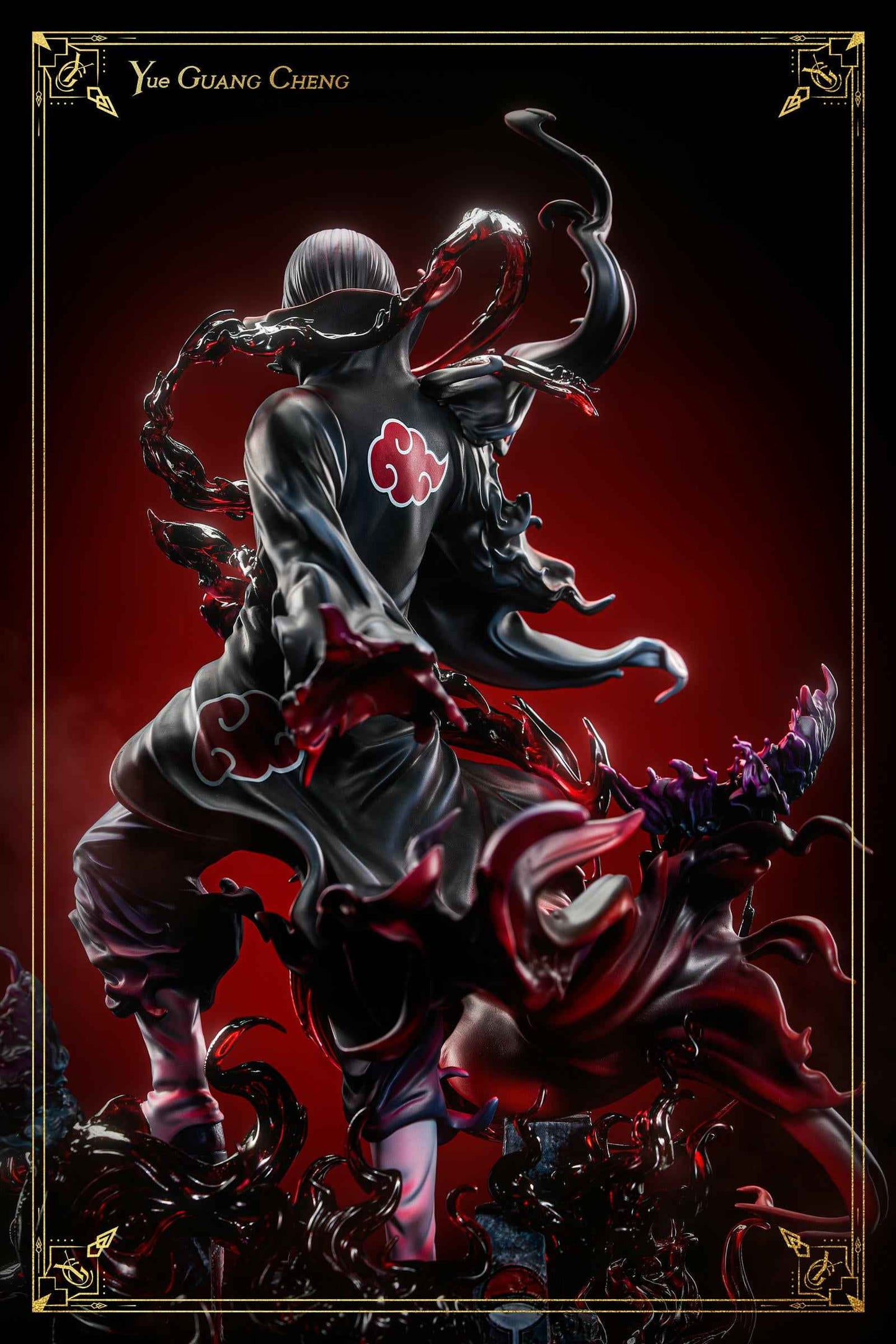 Naruto Yue Guang Cheng Studio Uchiha Itachi Resin Statue
