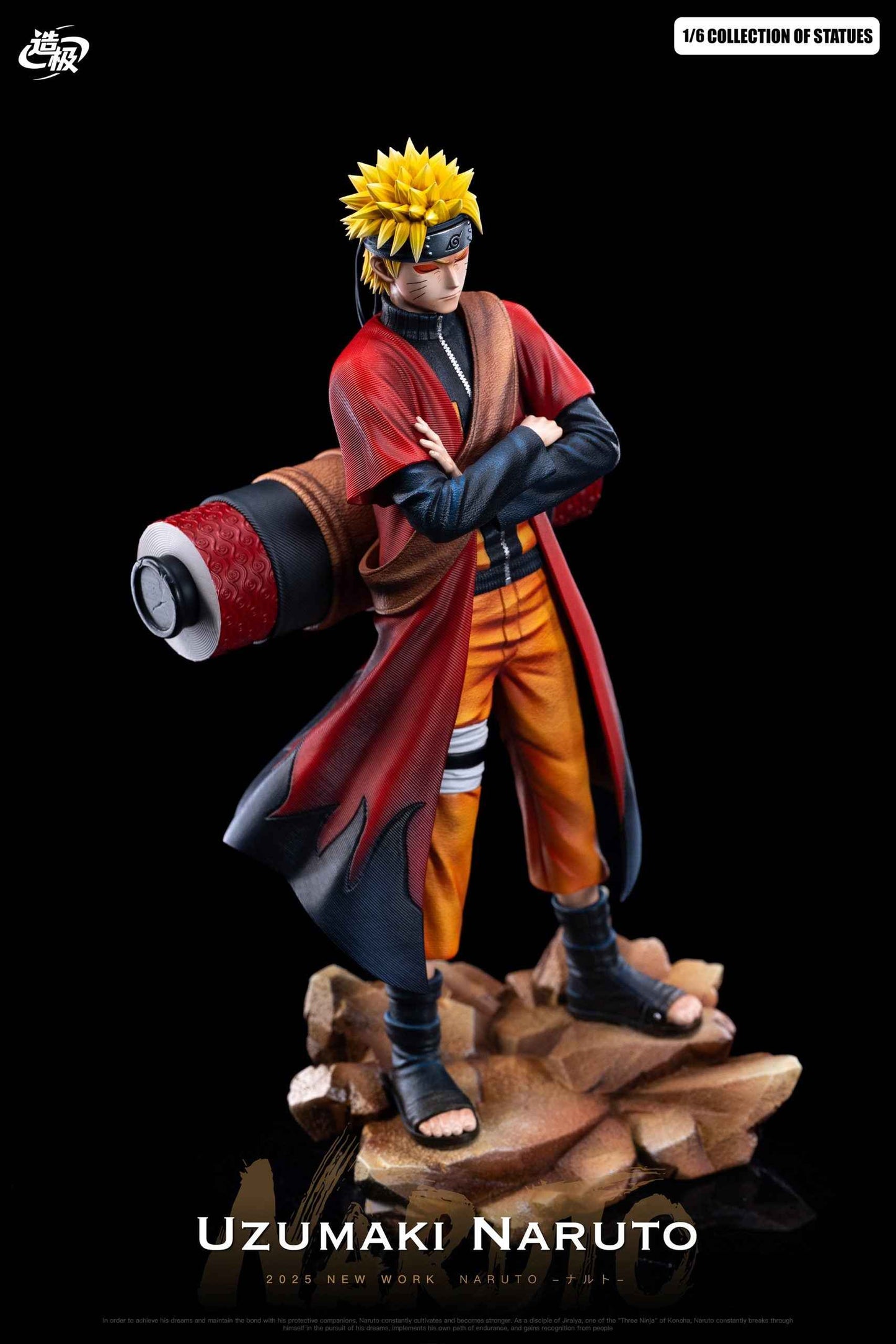 Naruto Zao Ji Studio Uzumaki Naruto Sage Mode Debut Resin Statue