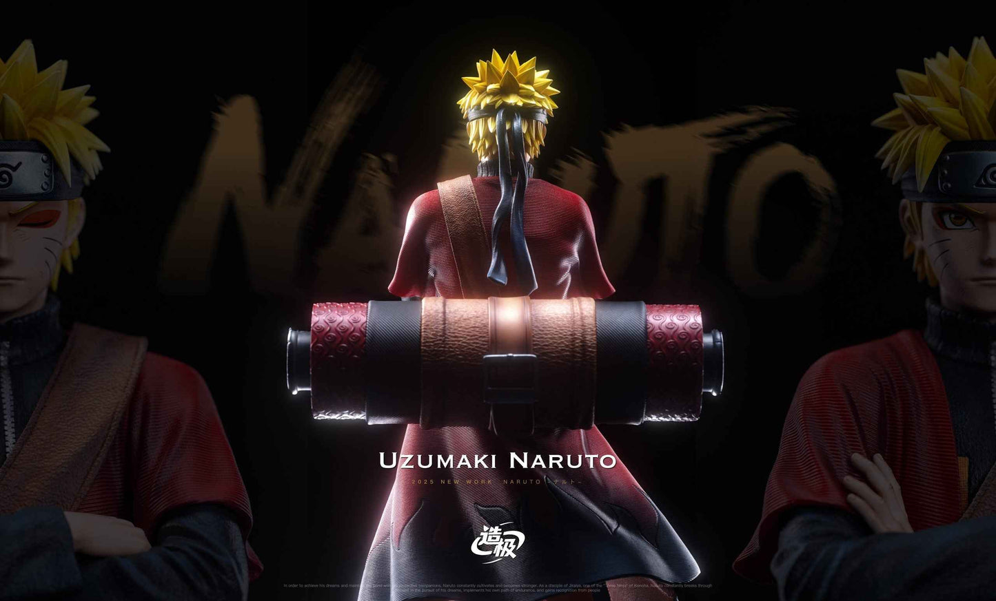 Naruto Zao Ji Studio Uzumaki Naruto Sage Mode Debut Resin Statue