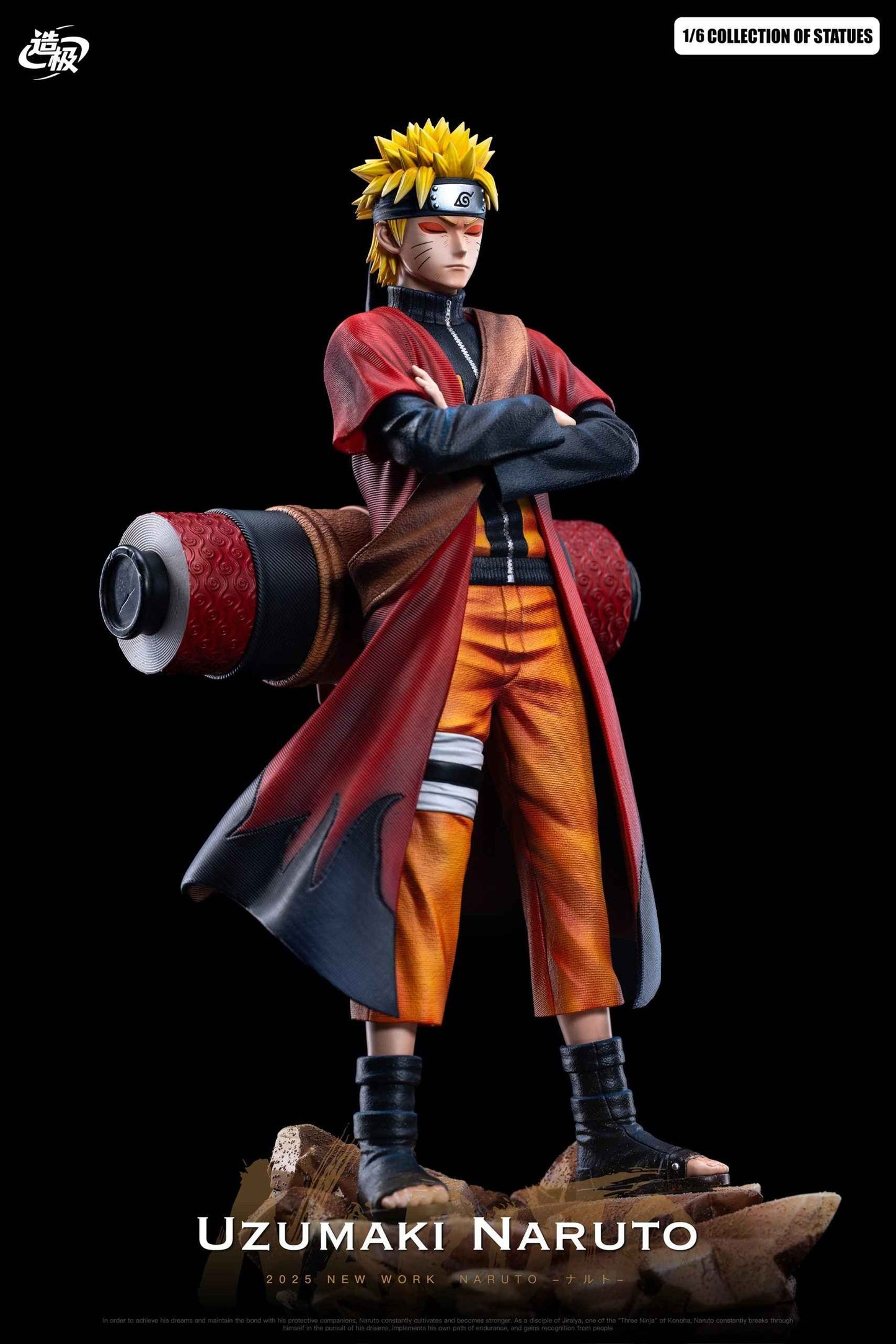 Naruto Zao Ji Studio Uzumaki Naruto Sage Mode Debut Resin Statue