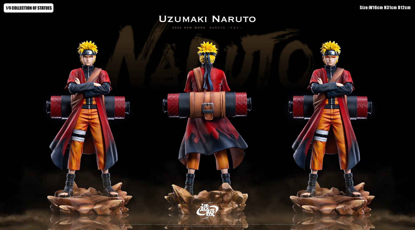Naruto Zao Ji Studio Uzumaki Naruto Sage Mode Debut Resin Statue