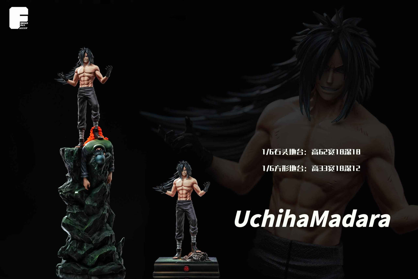 Naruto ~ Dream Fly Studio ~ Ninja War II Rinne Rebirth Uchiha Madara ~ Resin Statue - Santoryu Resins Collectors