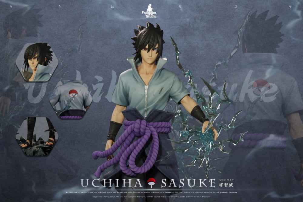 Naruto ~ Freedom Studio ~ Sasuke Uchiha Fictional character ~ Resin Statue - Santoryu Resins Collectors