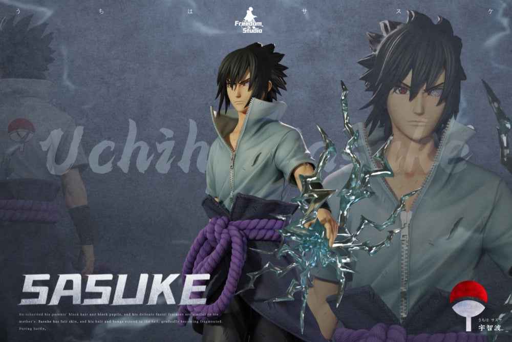 Naruto ~ Freedom Studio ~ Sasuke Uchiha Fictional character ~ Resin Statue - Santoryu Resins Collectors