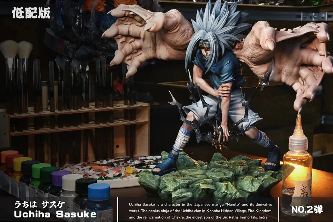 Naruto MUDDL Studio Uchiha Sasuke Resin Statue