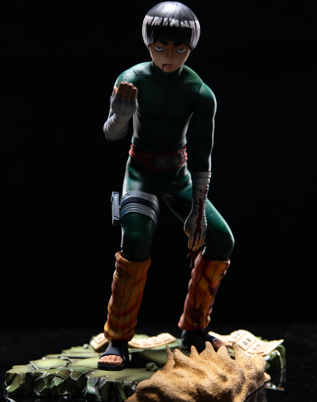 Naruto Sign Studio Rock Lee Resin Statue