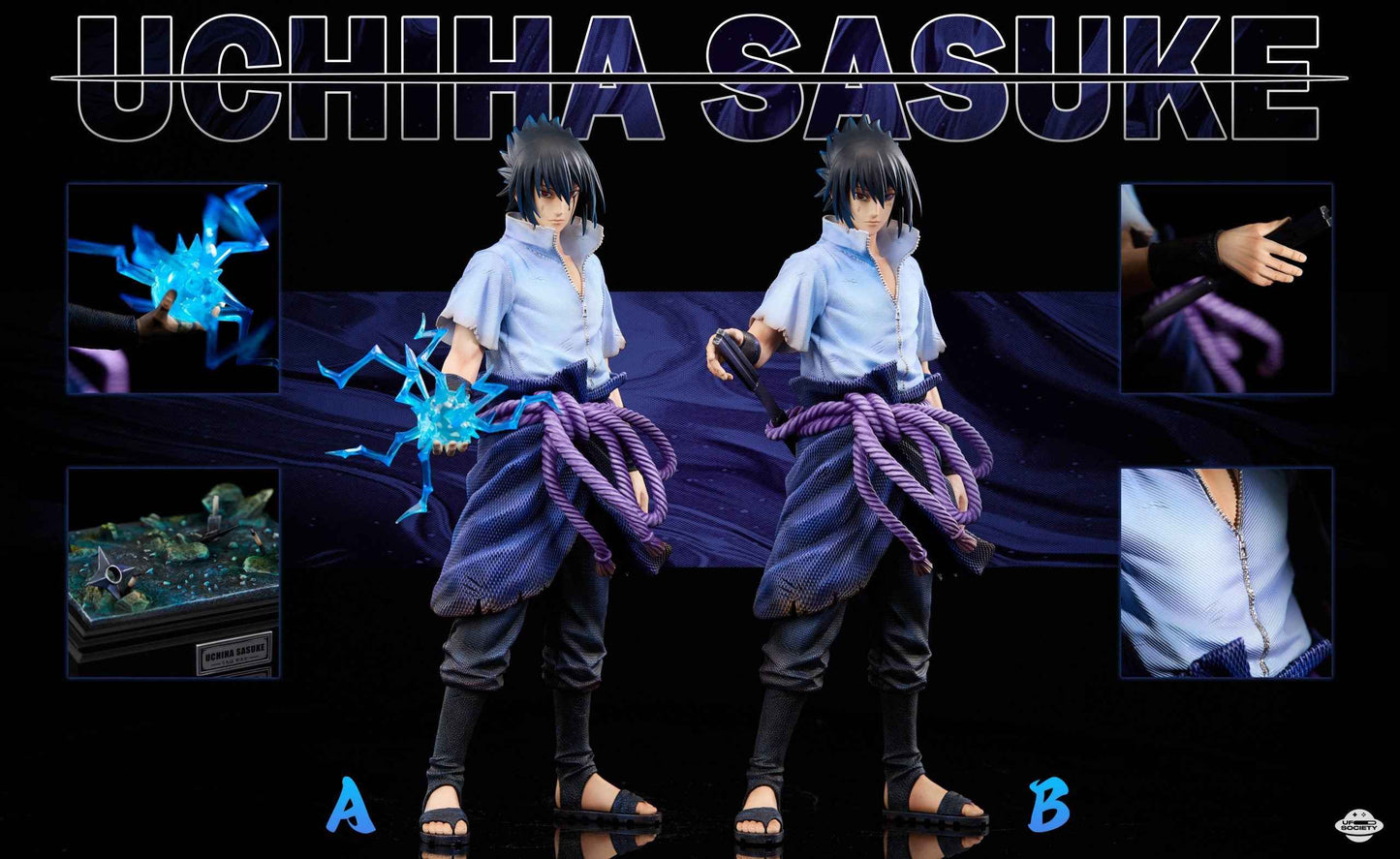 Naruto ~ Ufo Society Studio ~ Uchiha Sasuke ~ Resin Statue - Santoryu Resins Collectors