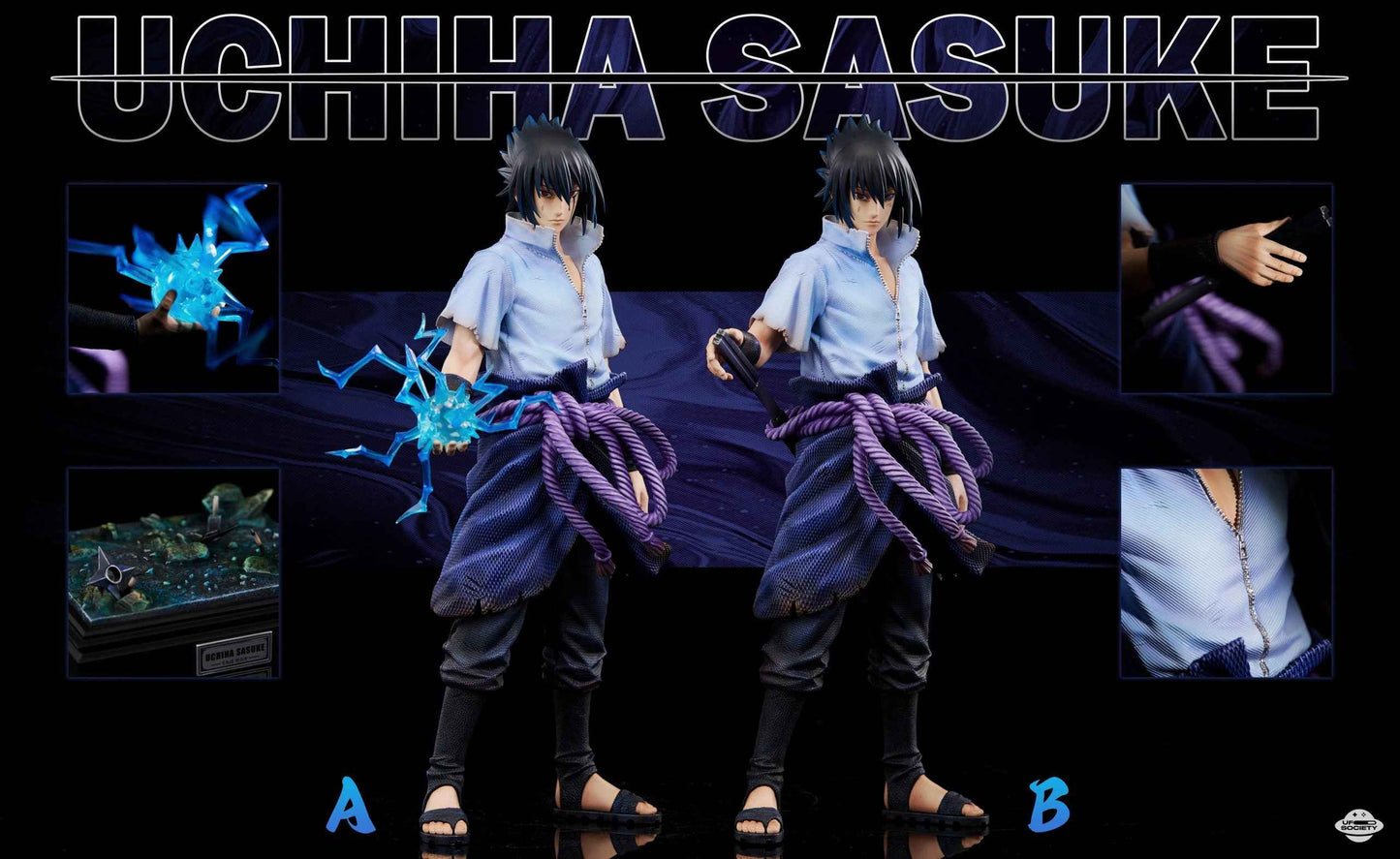 Naruto ~ Ufo Society Studio ~ Uchiha Sasuke ~ Resin Statue - Santoryu Resins Collectors