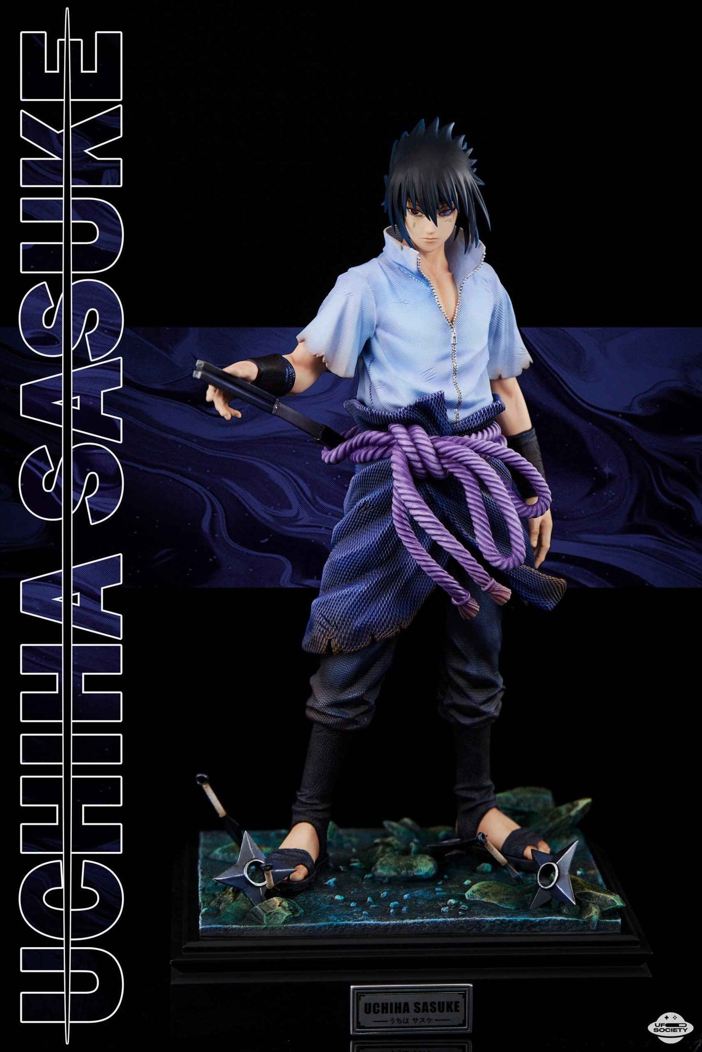 Naruto ~ Ufo Society Studio ~ Uchiha Sasuke ~ Resin Statue - Santoryu Resins Collectors