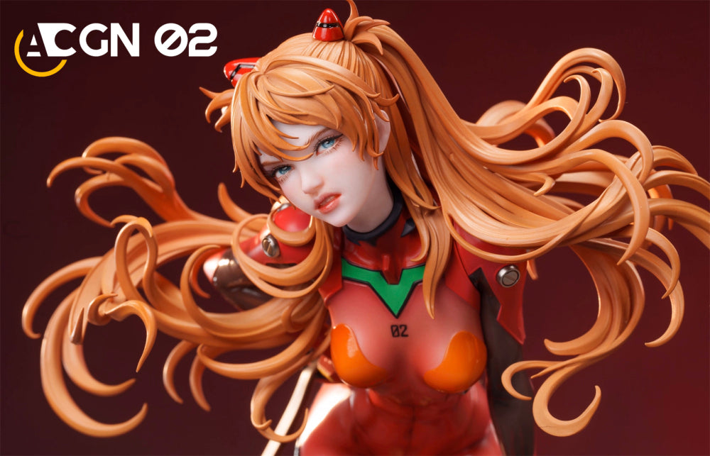 Neon Genesis Evangelion ACGN 02 Studio Soryu Asuka Langley & Ayanami Rei 1/6 Resin Statue