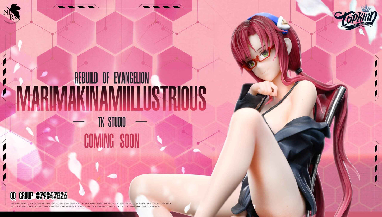 Neon Genesis Evangelion ~ Top King Studio ~ Mari Makinami Illustrious ~ Resin Statue - Santoryu Resins Collectors