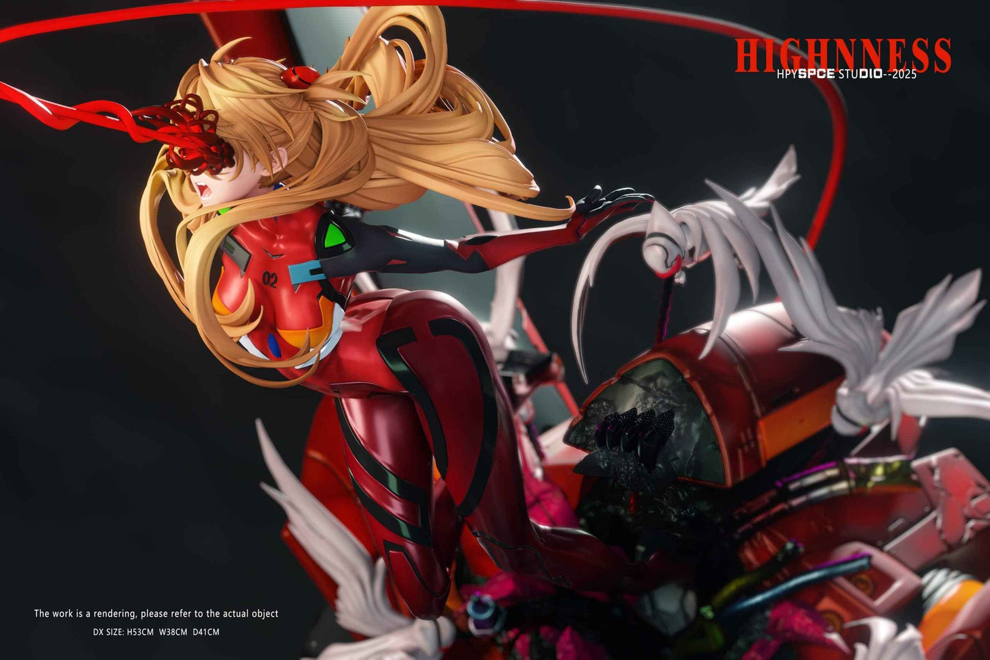Neon Genesis Evangelion Hyperspace Studio Soryu Asuka Langley Resin Statue