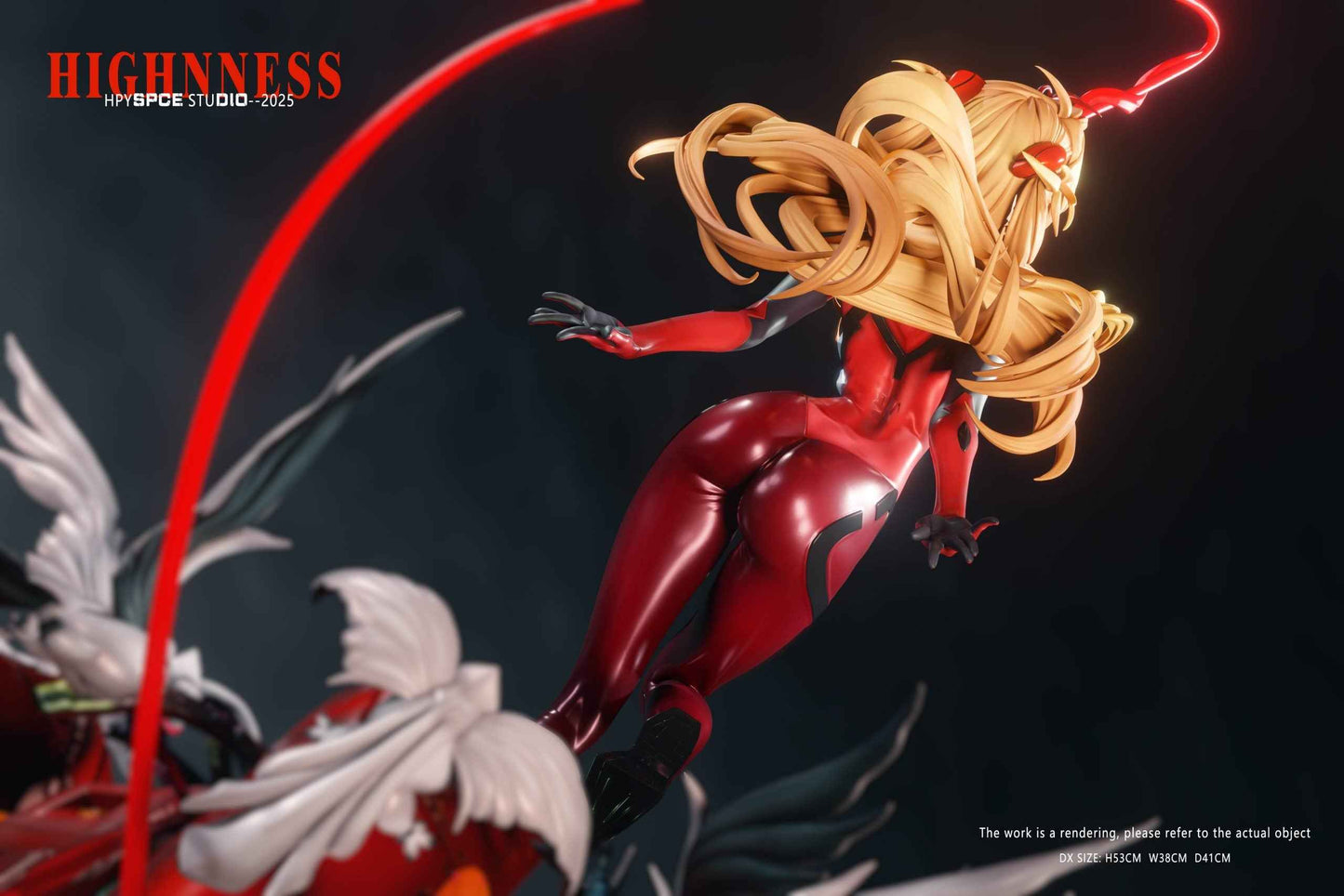 Neon Genesis Evangelion Hyperspace Studio Soryu Asuka Langley Resin Statue