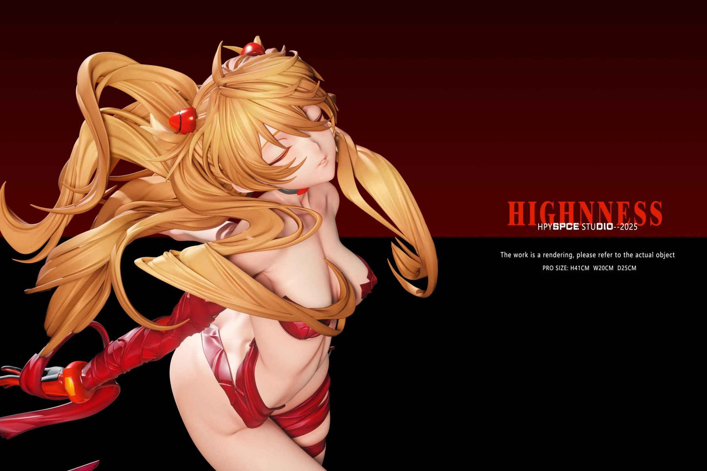 Neon Genesis Evangelion Hyperspace Studio Soryu Asuka Langley Resin Statue