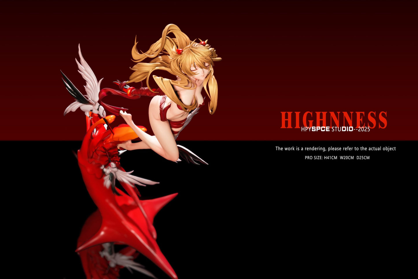 Neon Genesis Evangelion Hyperspace Studio Soryu Asuka Langley Resin Statue