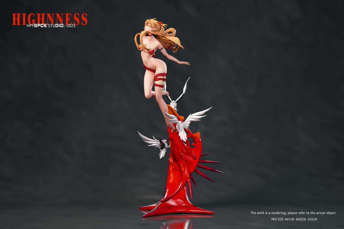 Neon Genesis Evangelion Hyperspace Studio Soryu Asuka Langley Resin Statue