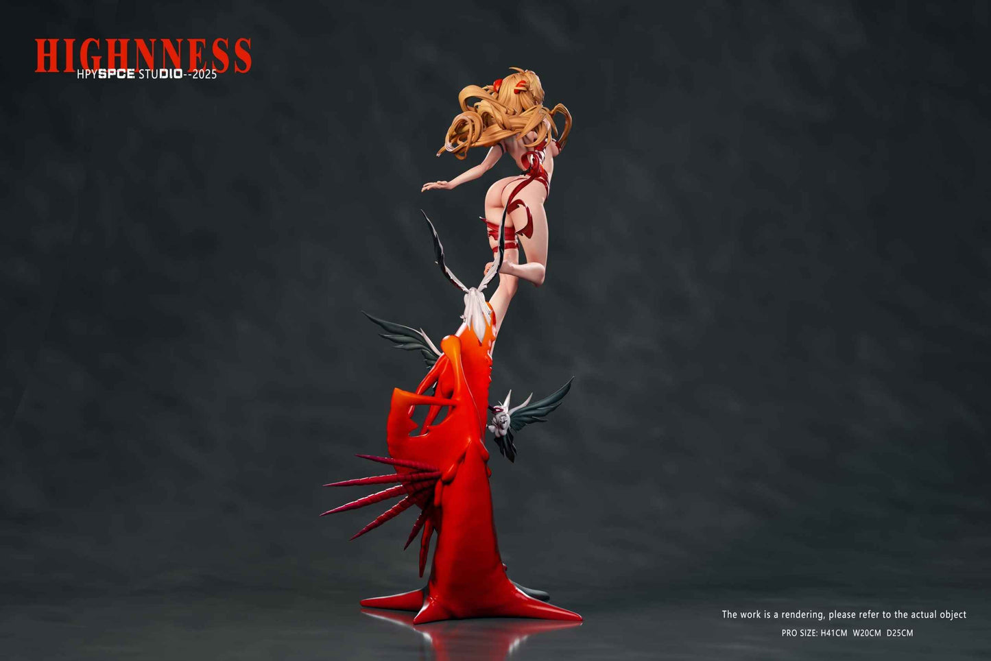 Neon Genesis Evangelion Hyperspace Studio Soryu Asuka Langley Resin Statue