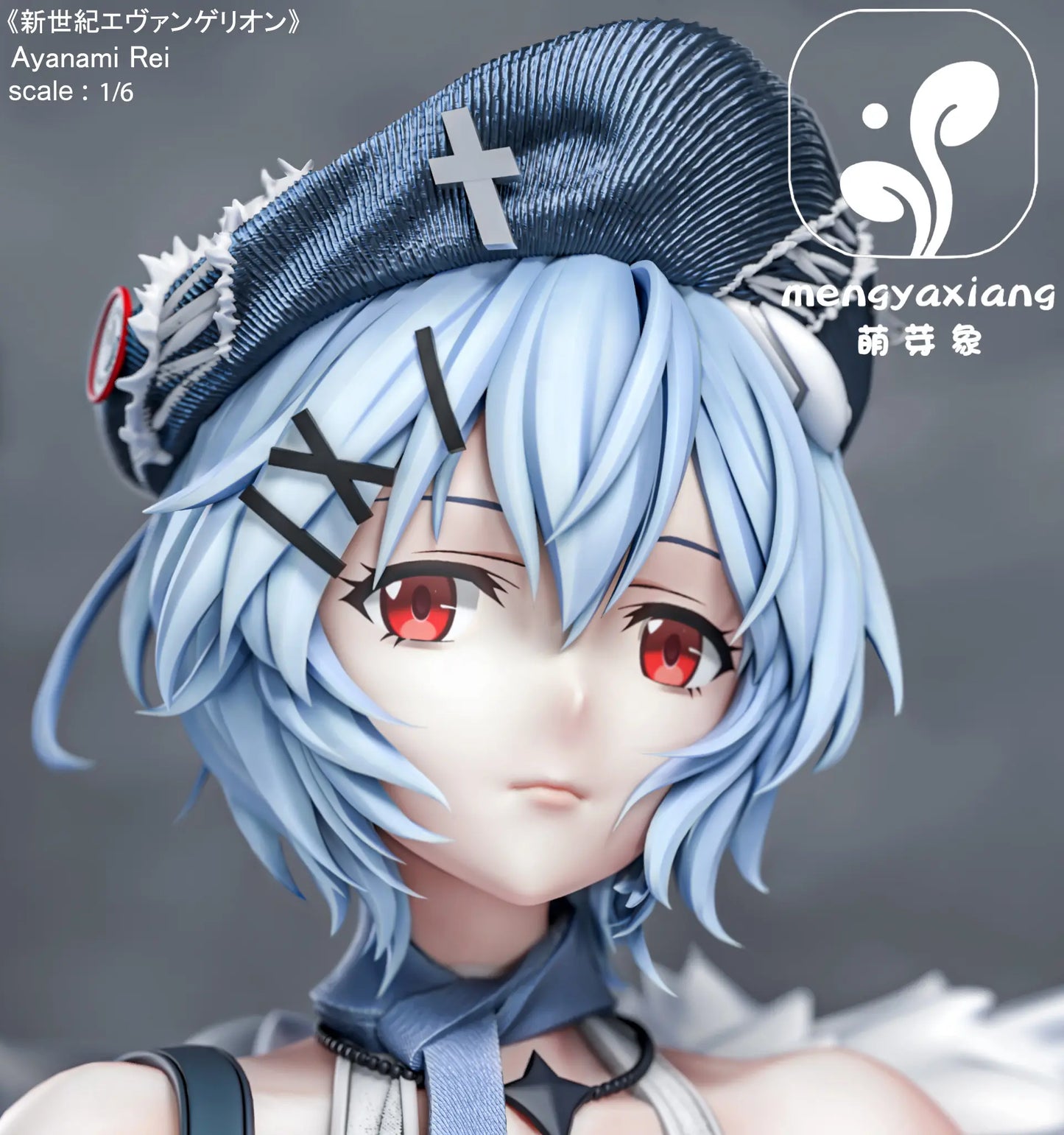 Neon Genesis Evangelion Meng Ya Xiang Studio Soryu Asuka Langley & Ayanami Rei Resin Statue
