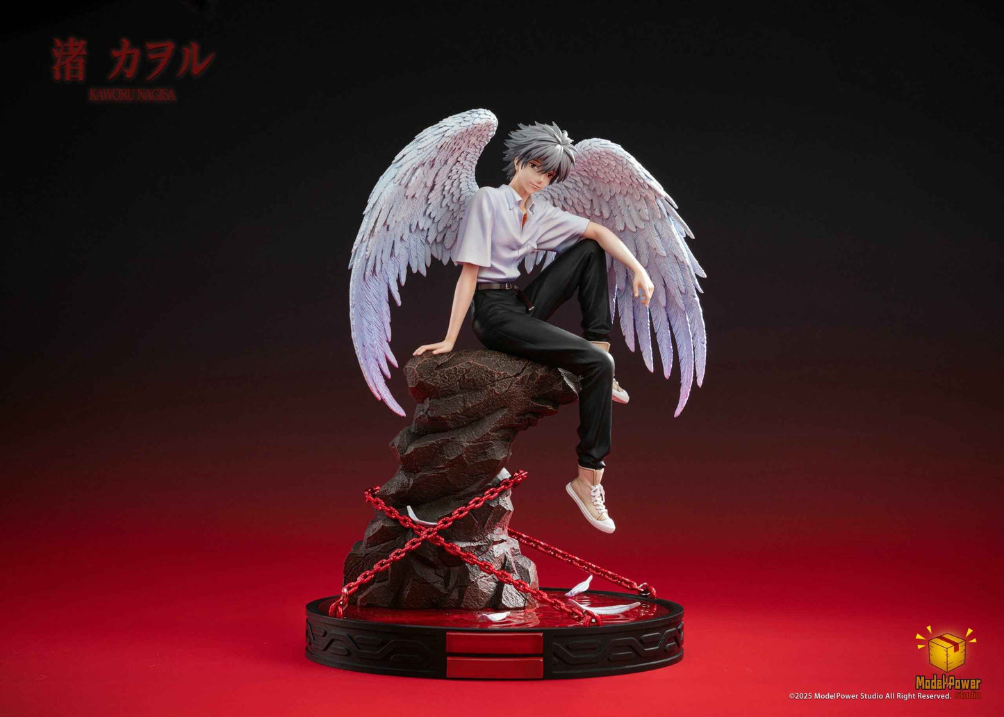 Neon Genesis Evangelion Model Power Studio Kaworu Nagisa Resin Statue