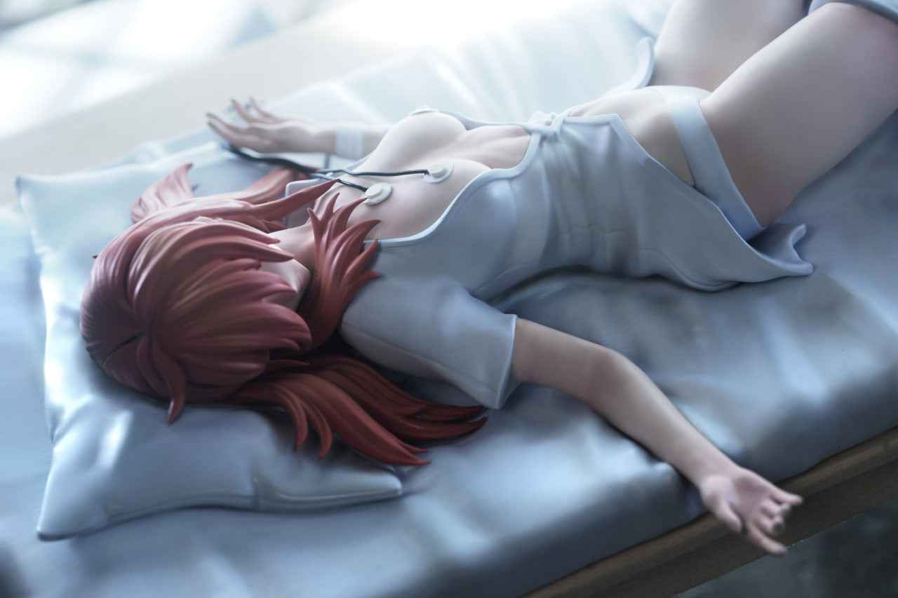 Neon Genesis Evangelion Pepeho Studio Soryu Asuka Langley on the Hospital Bed Resin Statue