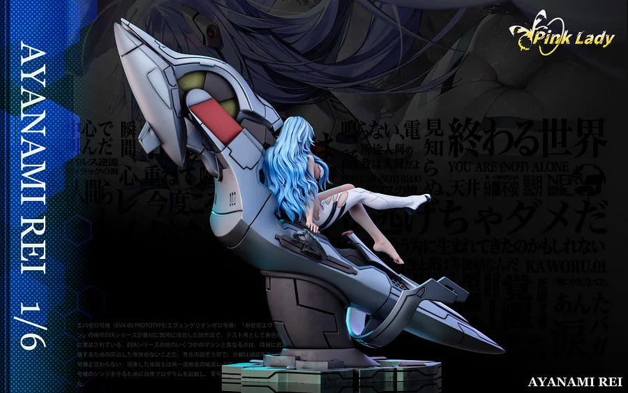 Neon Genesis Evangelion Pink Lady Studio Soryu Asuka Langley & Ayanami Rei Resin Statue