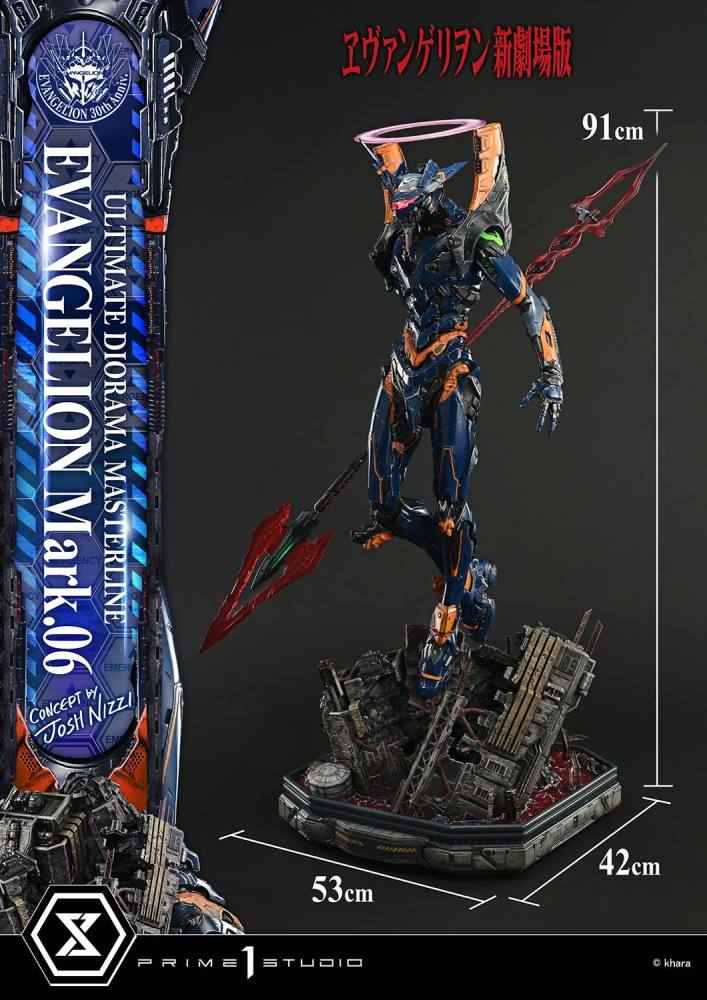 Neon Genesis Evangelion Prime 1 Studio Evangelion Mark.06 UDMEVA-09 UDMEVA-09S Licensed Resin Statue