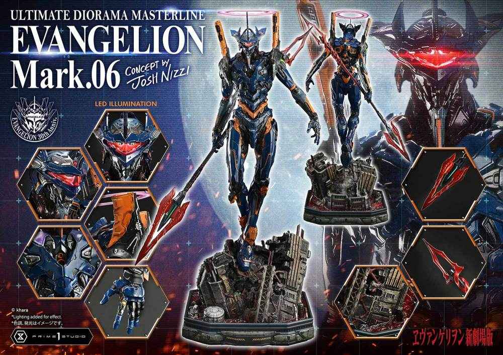 Neon Genesis Evangelion Prime 1 Studio Evangelion Mark.06 UDMEVA-09 UDMEVA-09S Licensed Resin Statue