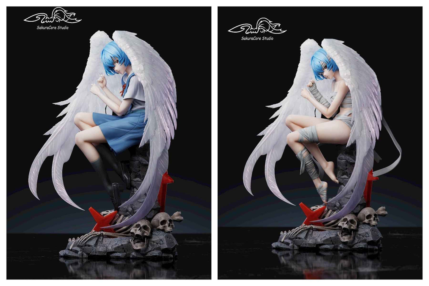 Neon Genesis Evangelion SakuraCore Studio Ayanami Rei Resin Statue